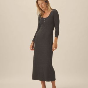 Surplus Rib Scoop Henley Dress